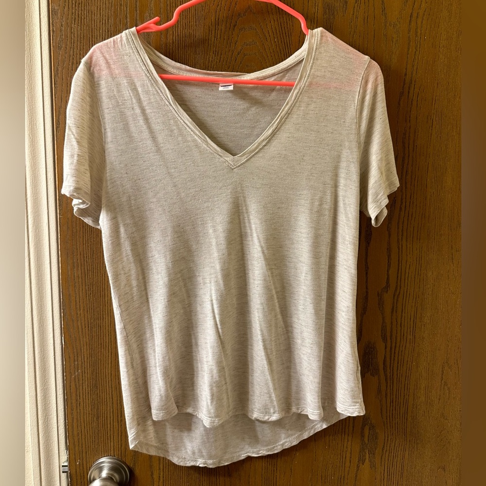 Luxe cream t-shirt!!